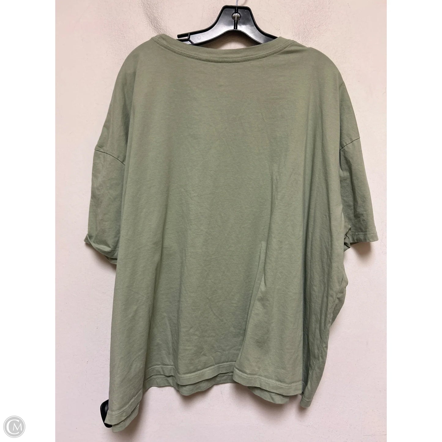 Top Short Sleeve Basic By Disney Store In Green, Size: 3x