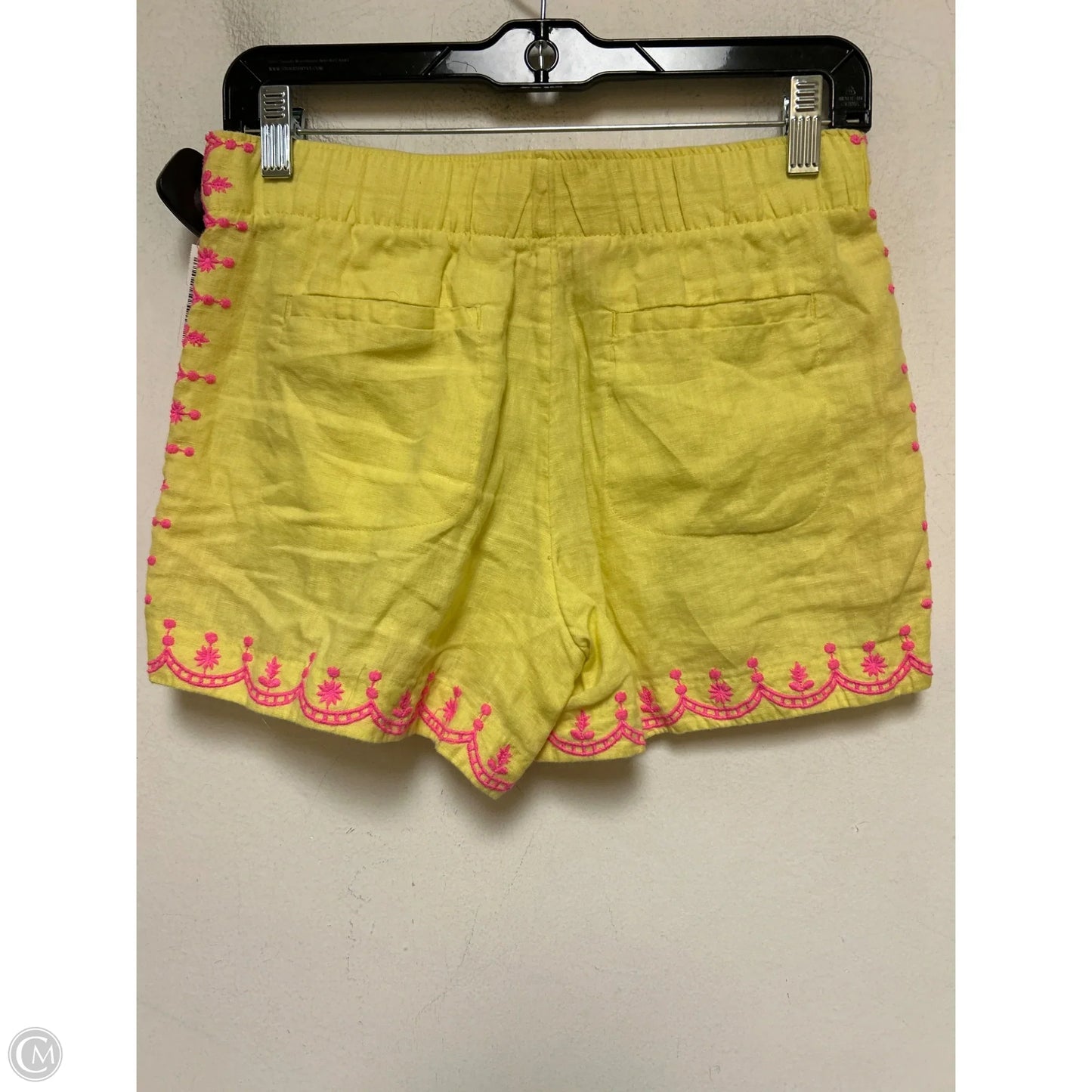 Shorts Designer By Lilly Pulitzer In Pink & Yellow, Size: Xs