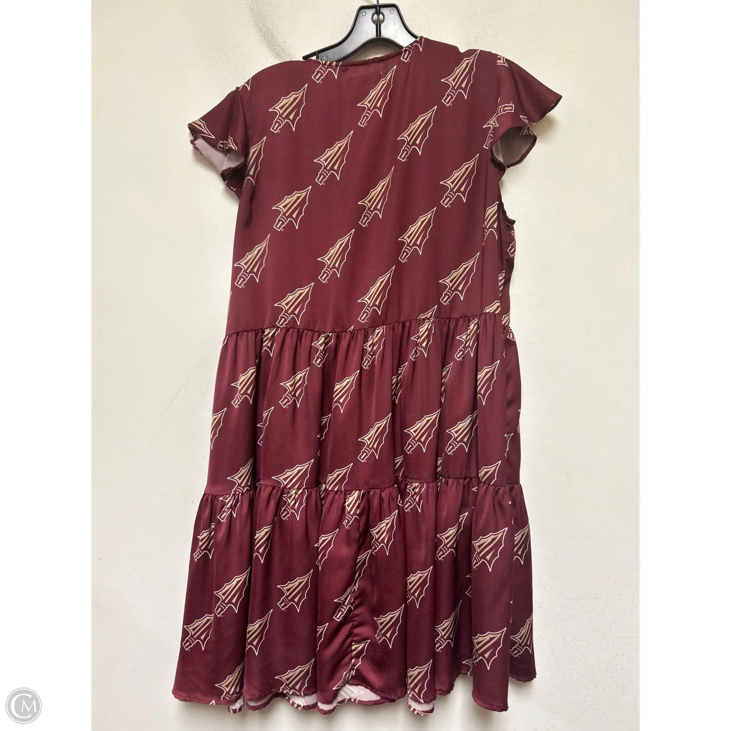 Athletic Dress By Clothes Mentor In Maroon, Size: L