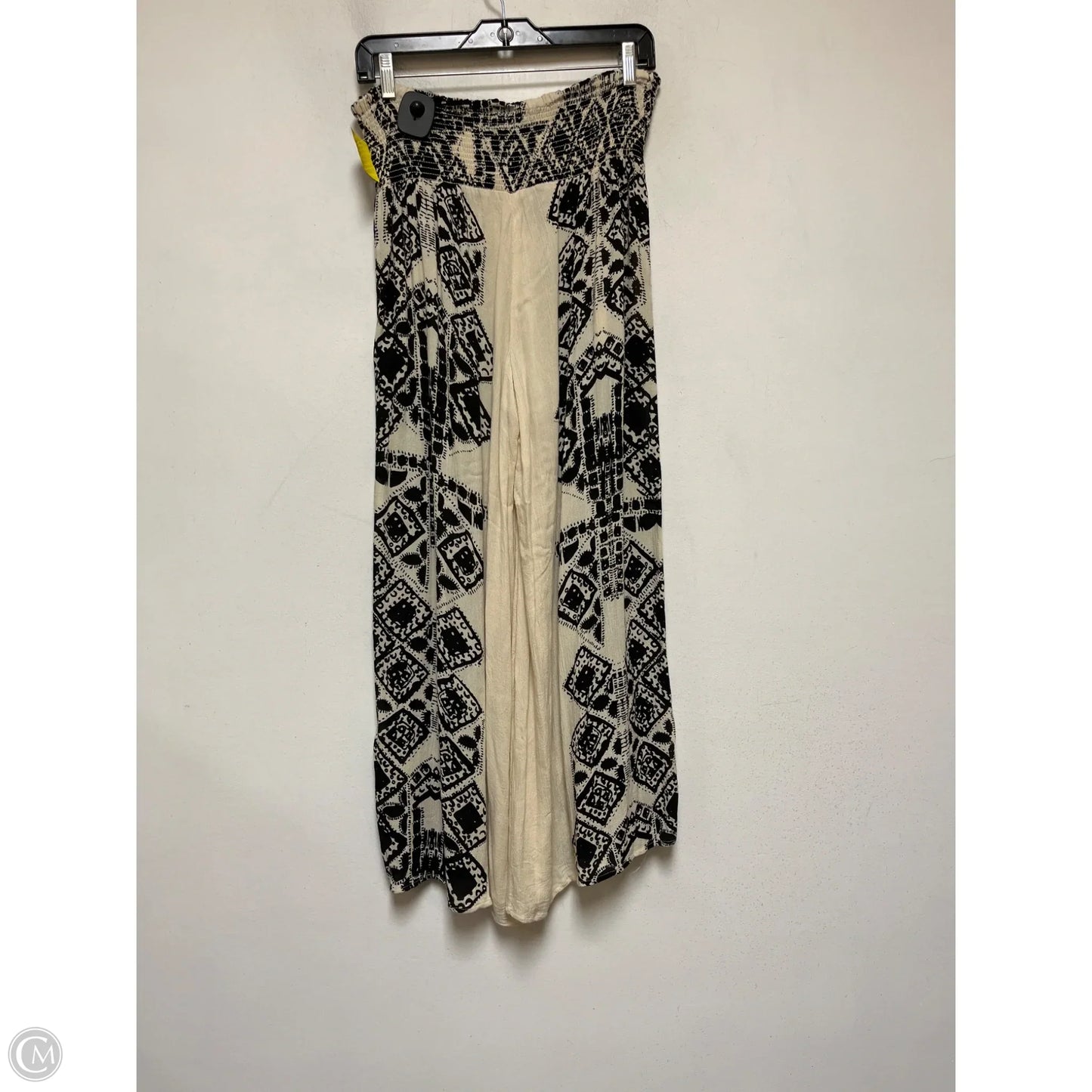 Pants Wide Leg By Free People In Black & Tan, Size: 4