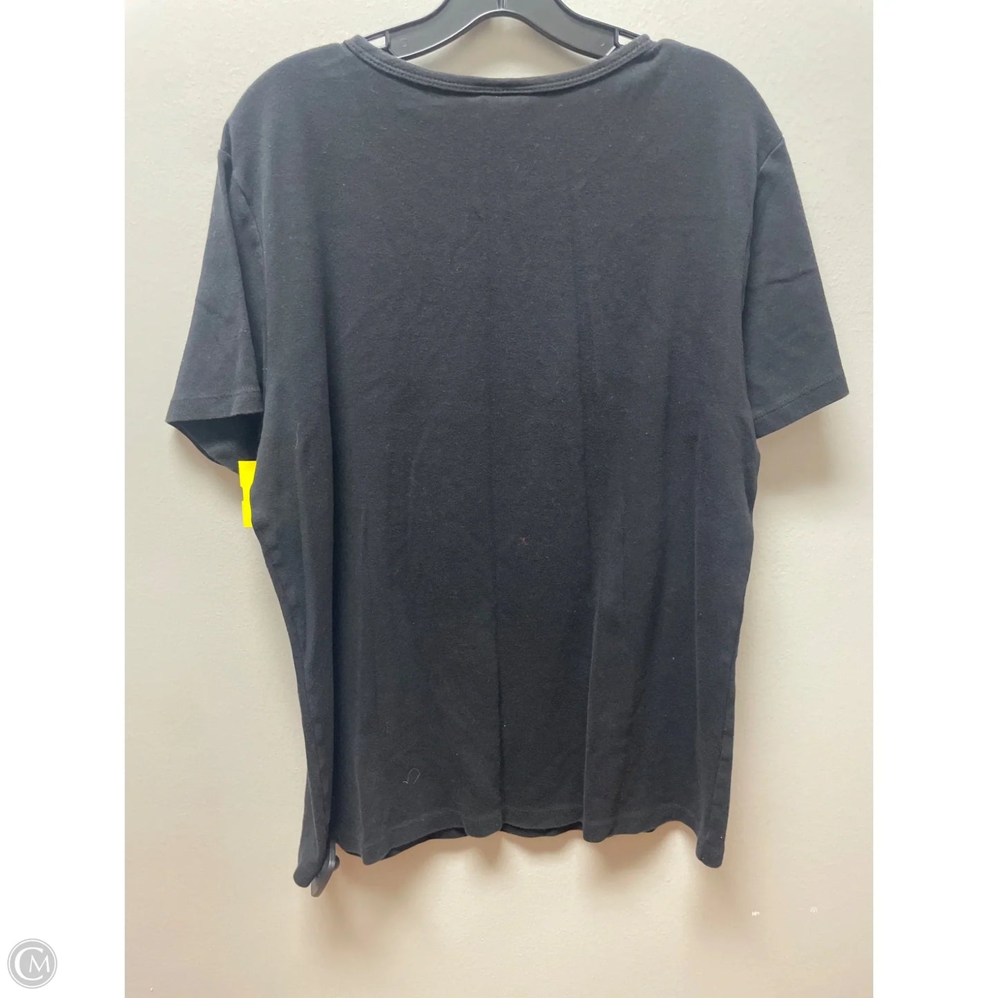 Top Short Sleeve By Disney Store In Black, Size: Xl