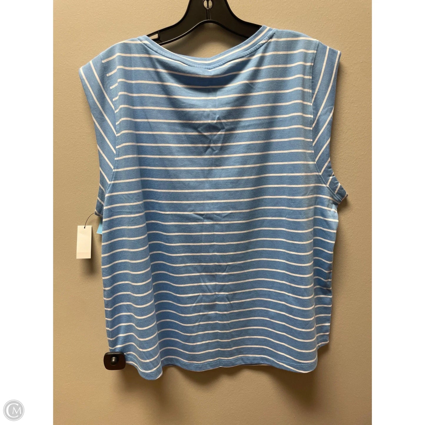 Top Sleeveless Basic By Talbots In Striped Pattern, Size: Xl