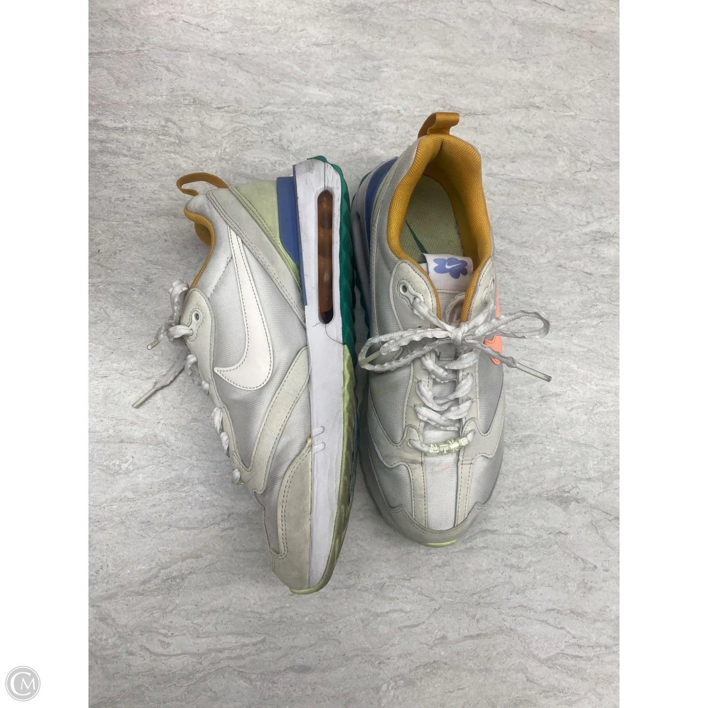 Shoes Athletic By Nike In Orange & White, Size: 9