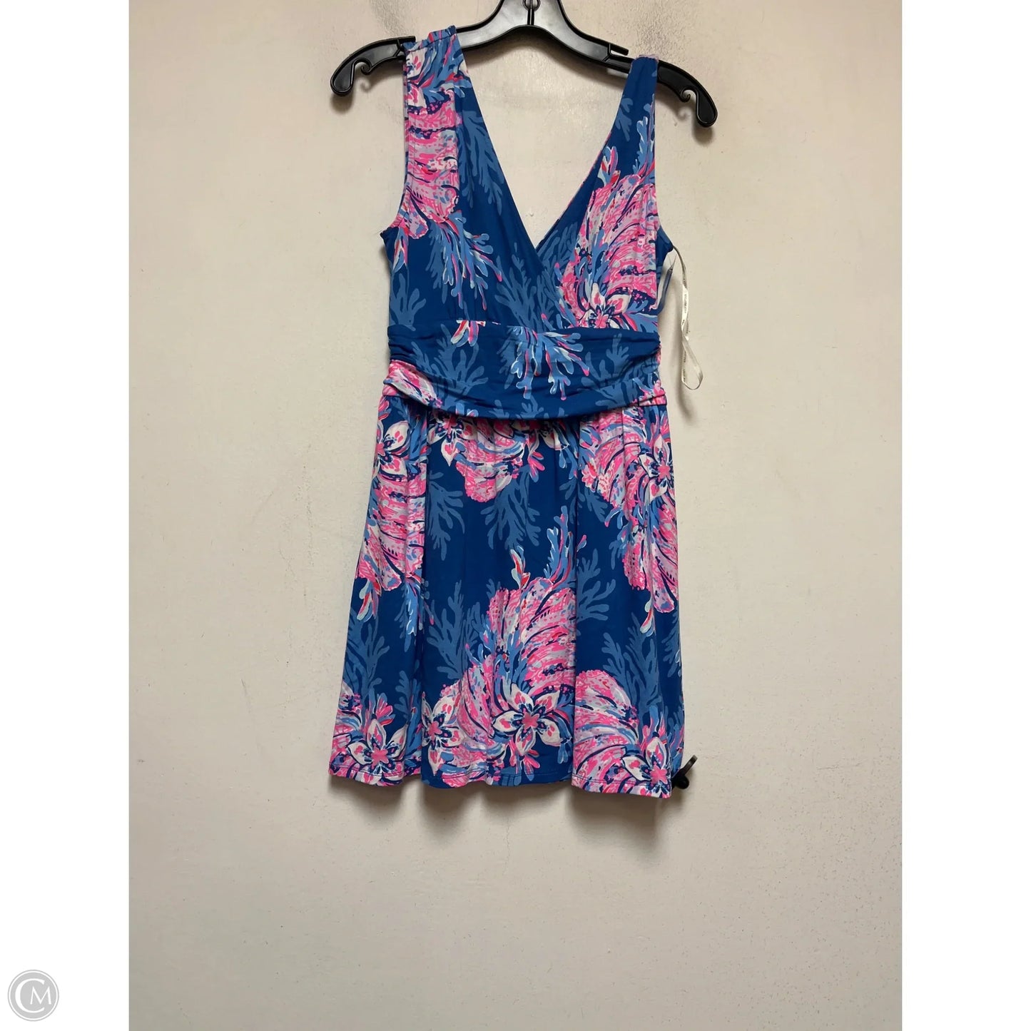 Dress Designer By Lilly Pulitzer In Blue & Pink, Size: Xs