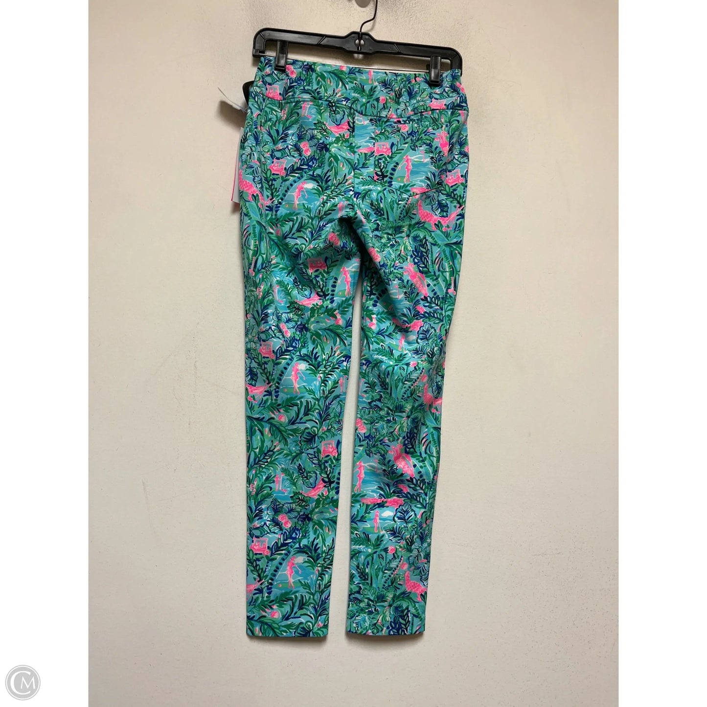 Pants Designer By Lilly Pulitzer In Blue & Green, Size: 0