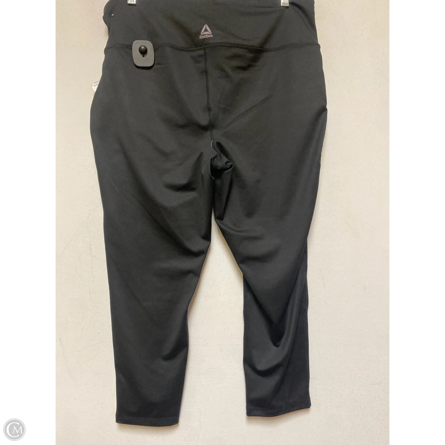 Athletic Leggings By Reebok In Black, Size: Xl