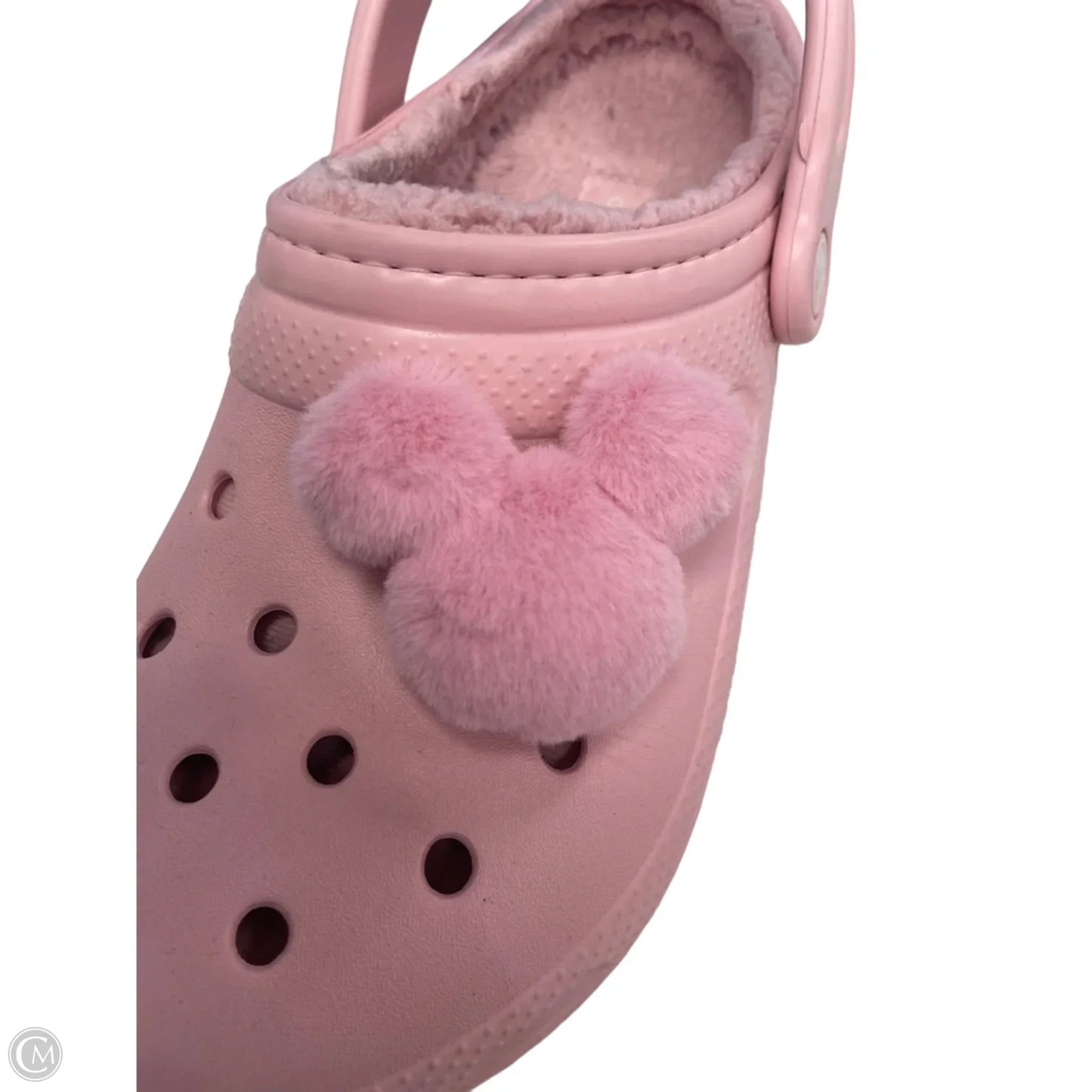 Shoes Flats By Crocs In Pink, Size: 8