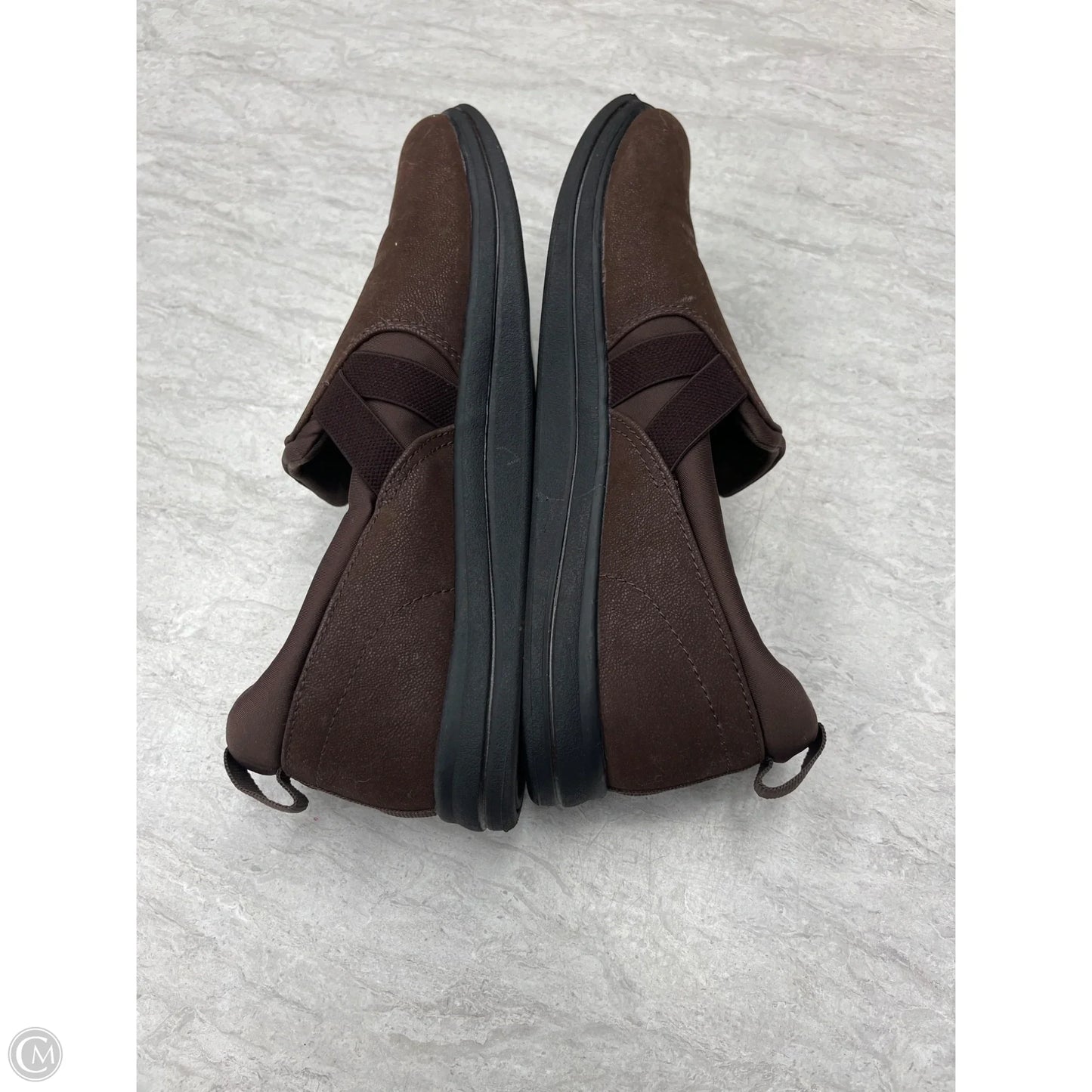 Shoes Flats By Clarks In Brown, Size: 7.5