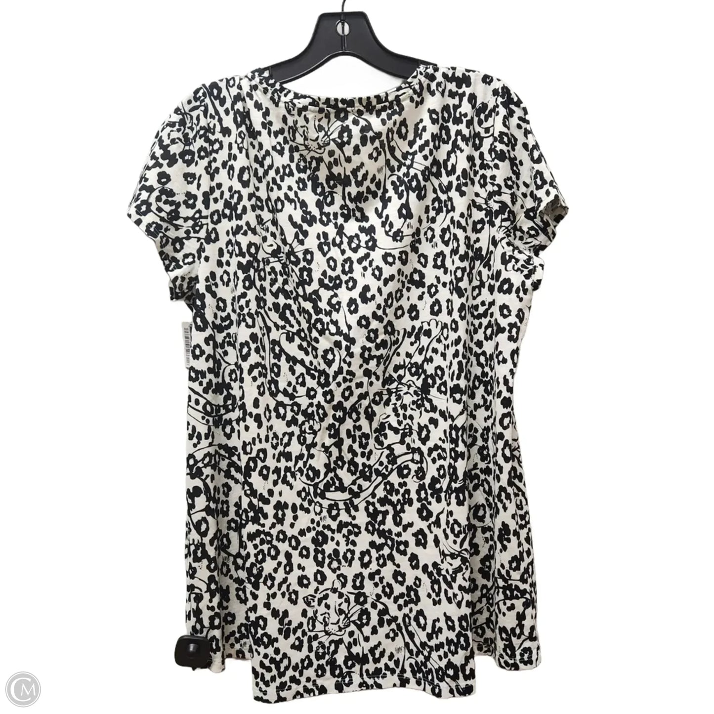 Top Short Sleeve Designer By Lilly Pulitzer In Animal Print, Size: Xl