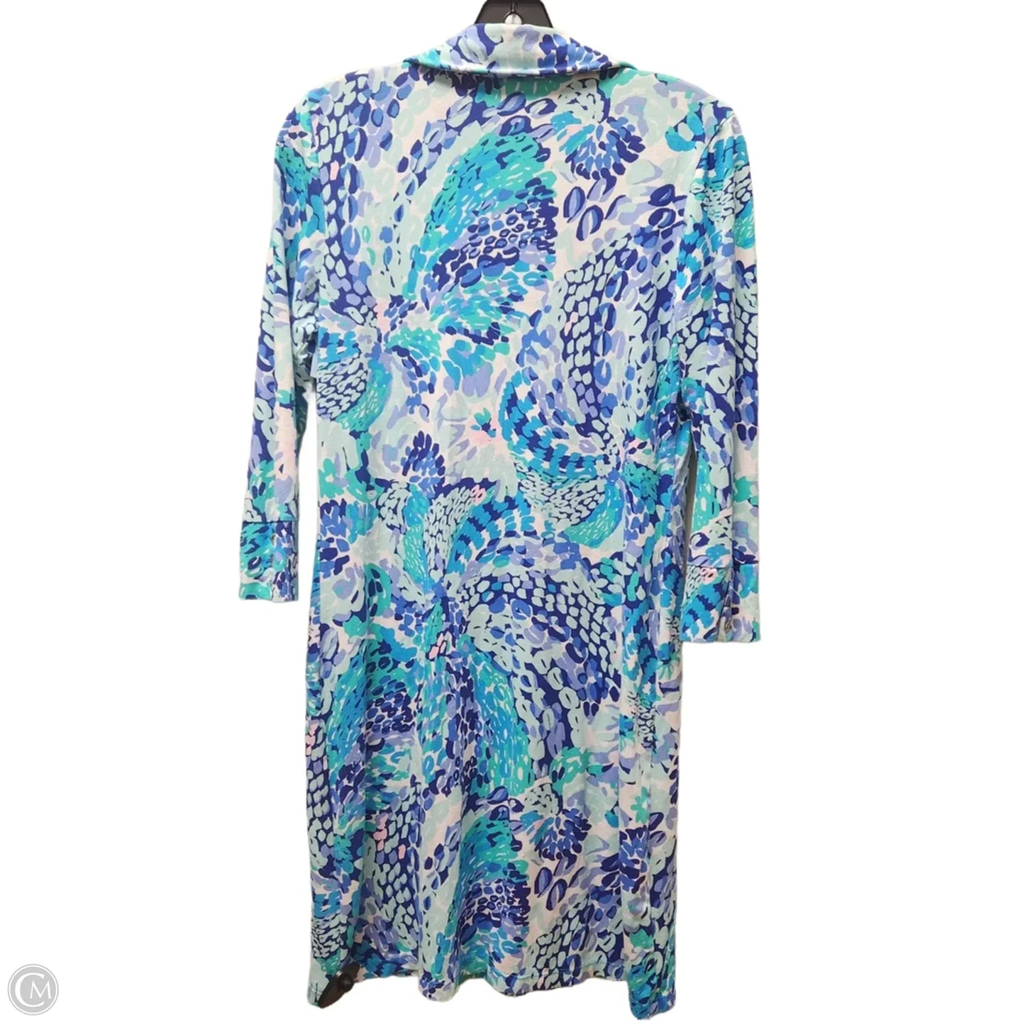 Dress Designer By Lilly Pulitzer In Blue & White, Size: S
