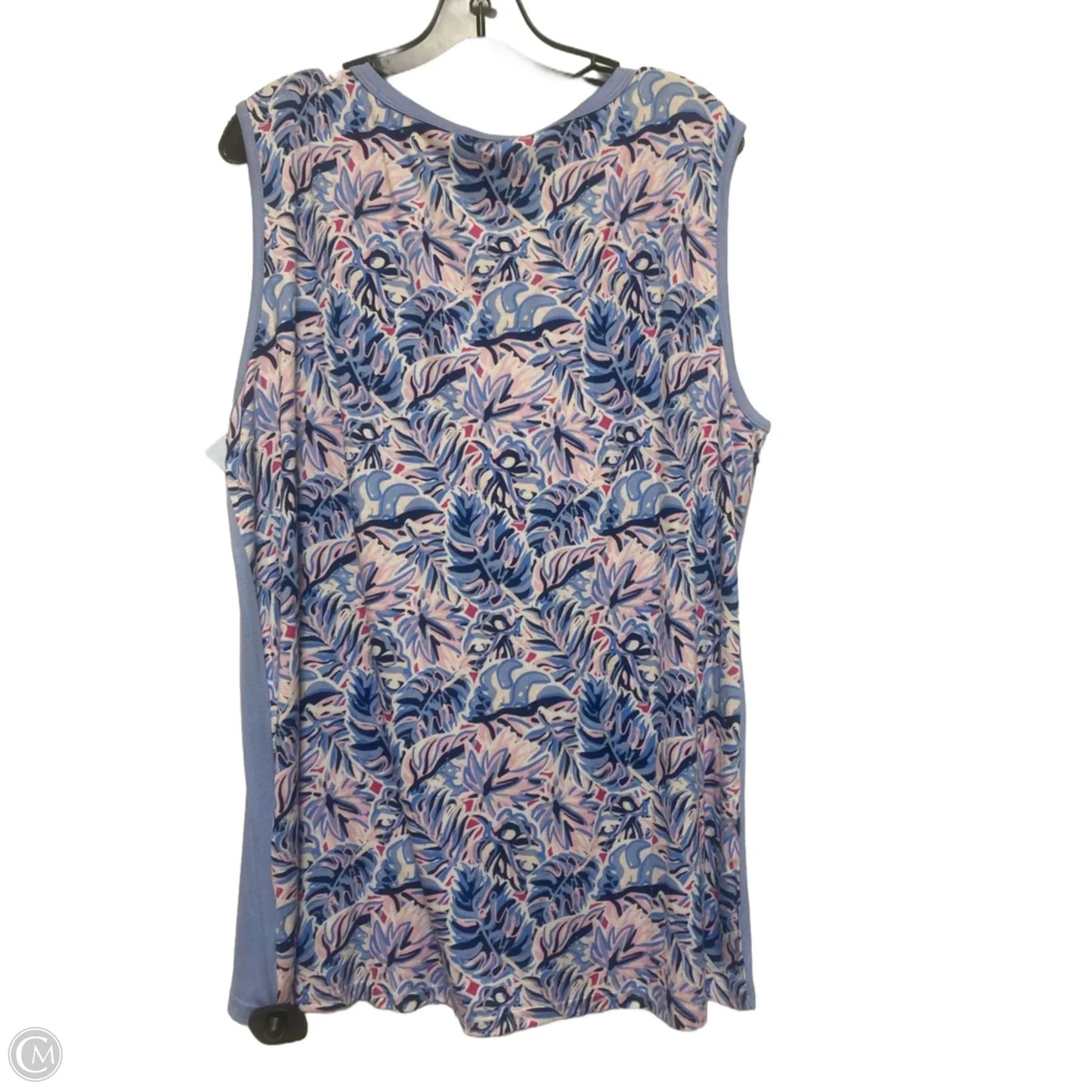 Top Sleeveless By Simply Southern In Purple, Size: 2x