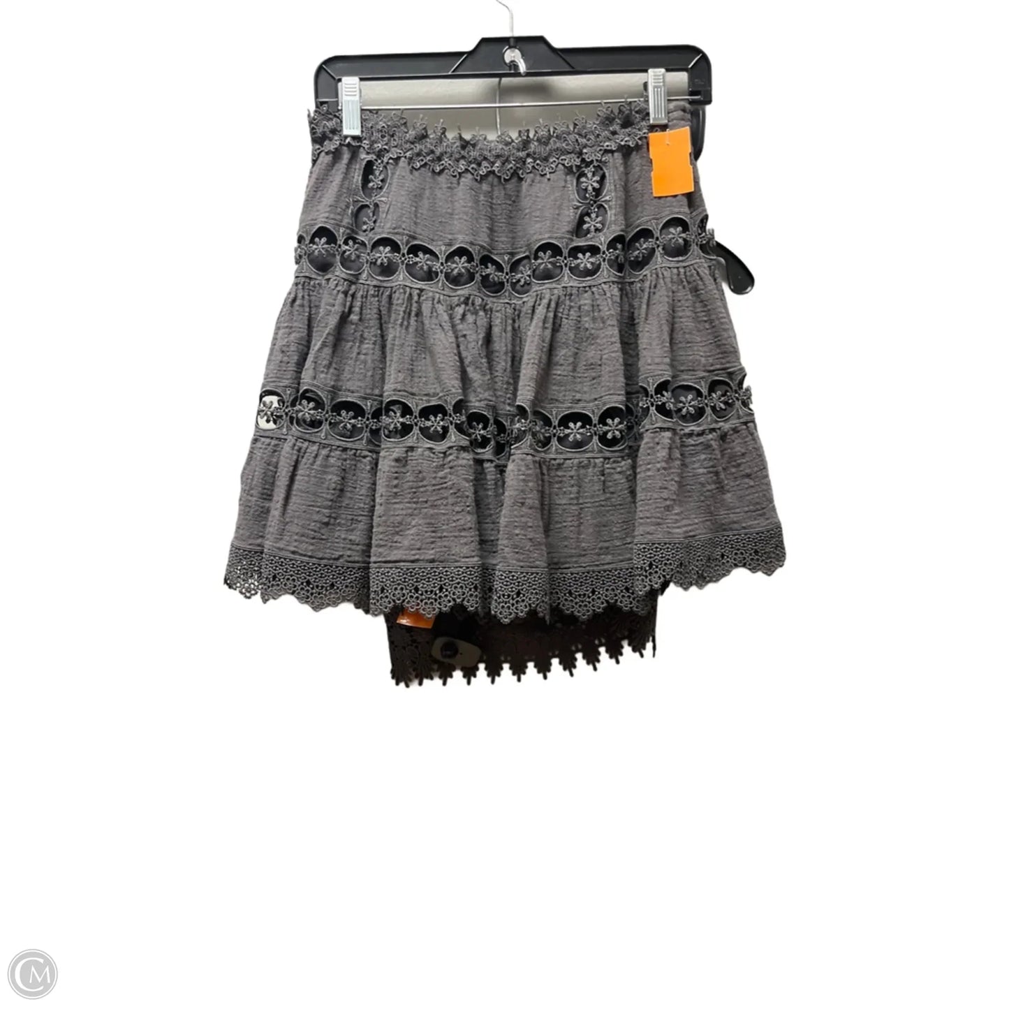 Skirt Set 2pc By Olivaceous In Grey, Size: 12