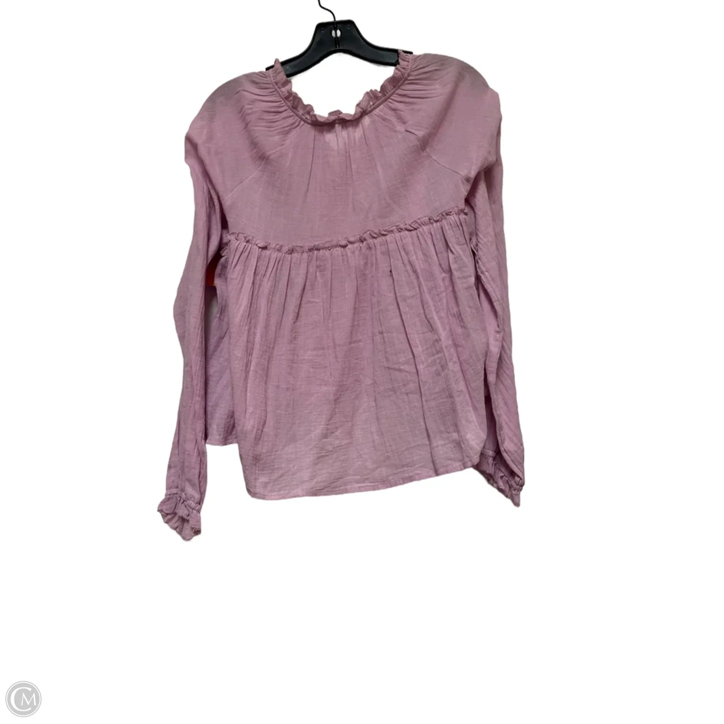 Top Long Sleeve By Clothes Mentor In Purple, Size: M