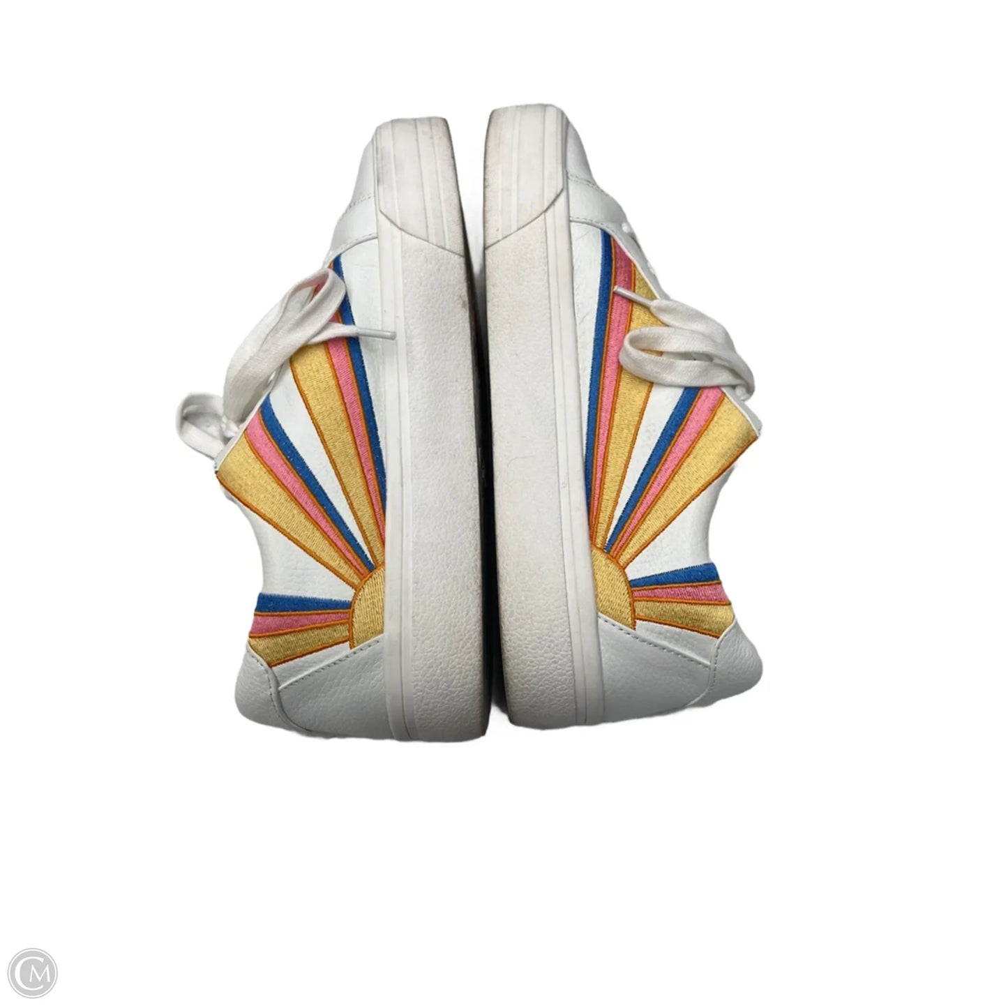 Shoes Sneakers By Gianni Bini In Rainbow Print, Size: 8.5
