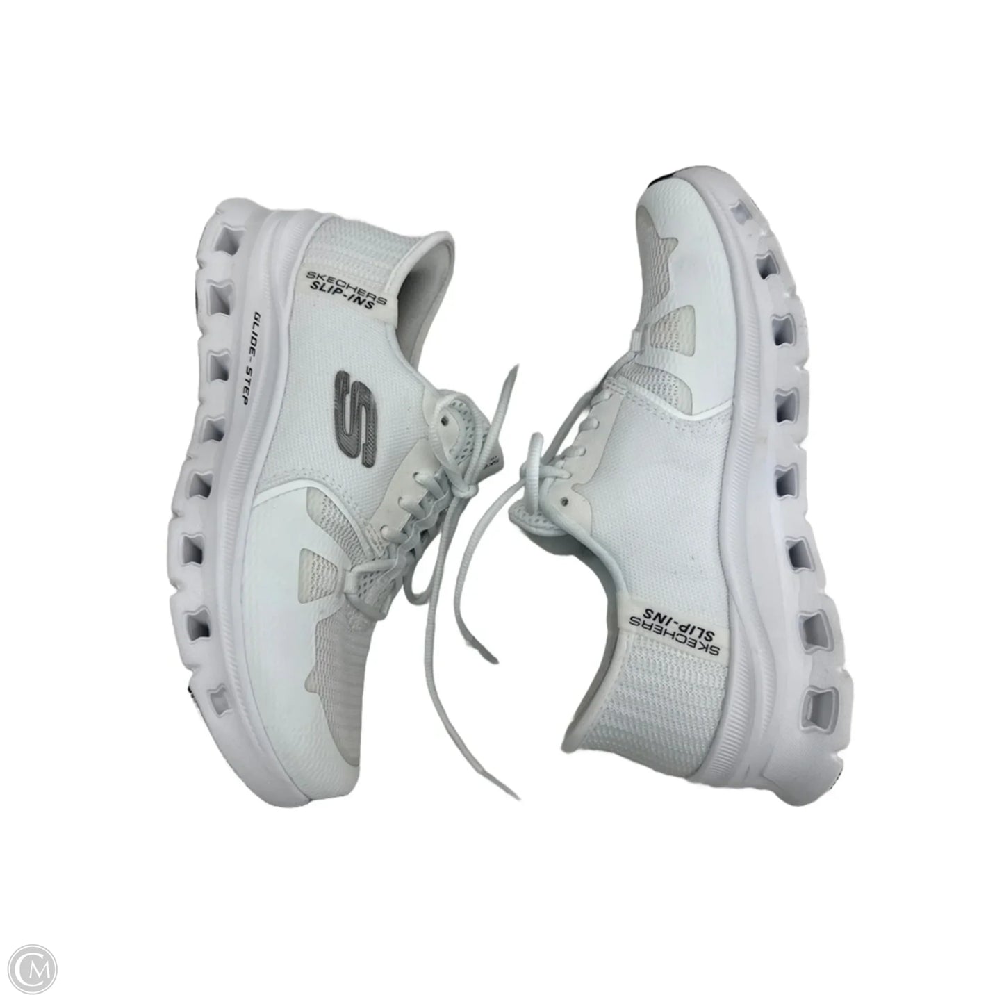 Shoes Athletic By Skechers In White, Size: 6.5