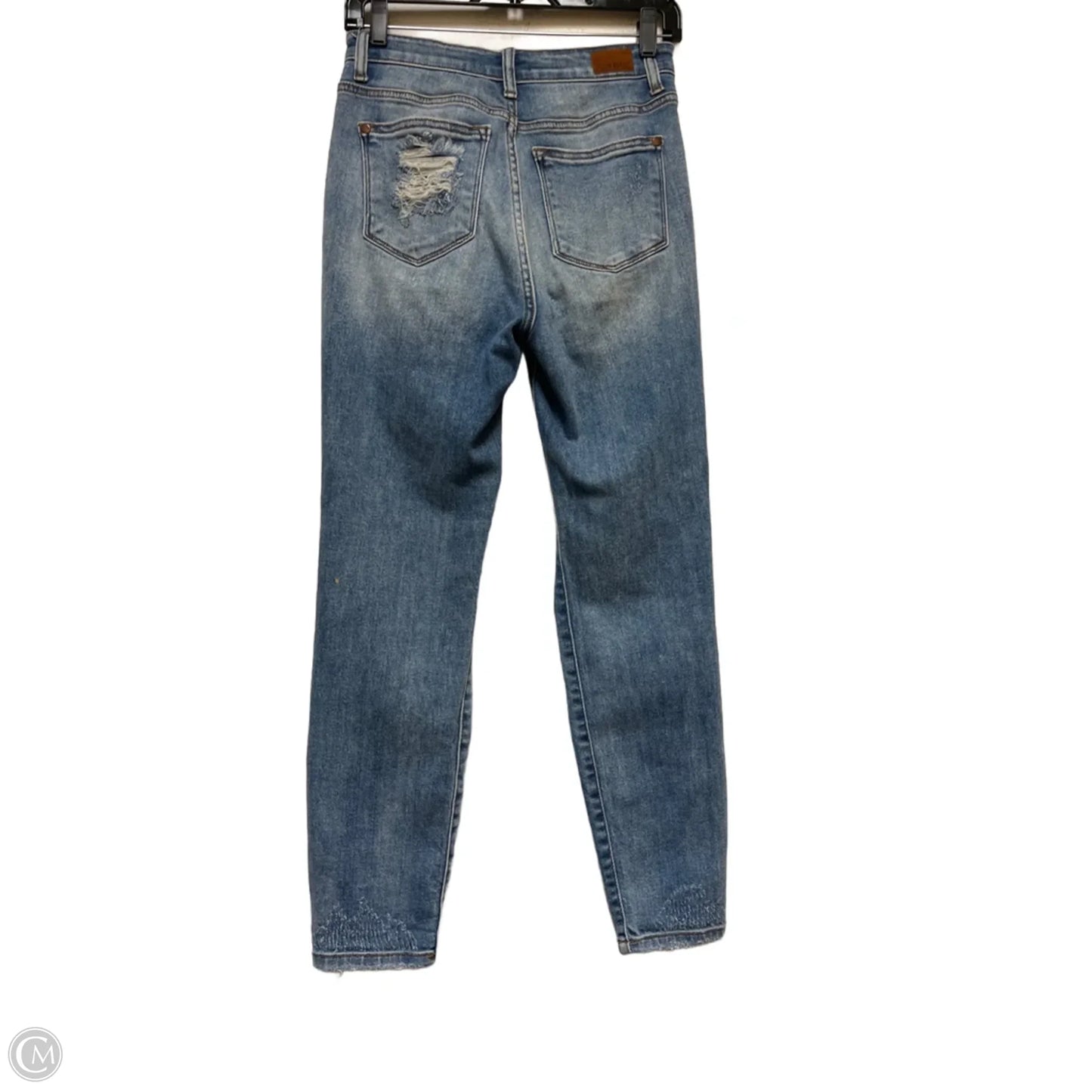 Jeans Straight By Judy Blue In Blue Denim, Size: 2