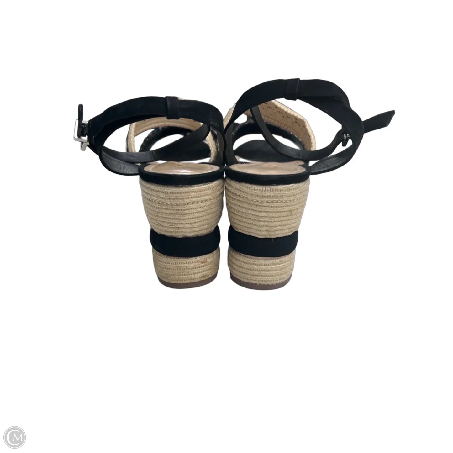Sandals Heels Platform By Schutz In Black & Tan, Size: 10.5