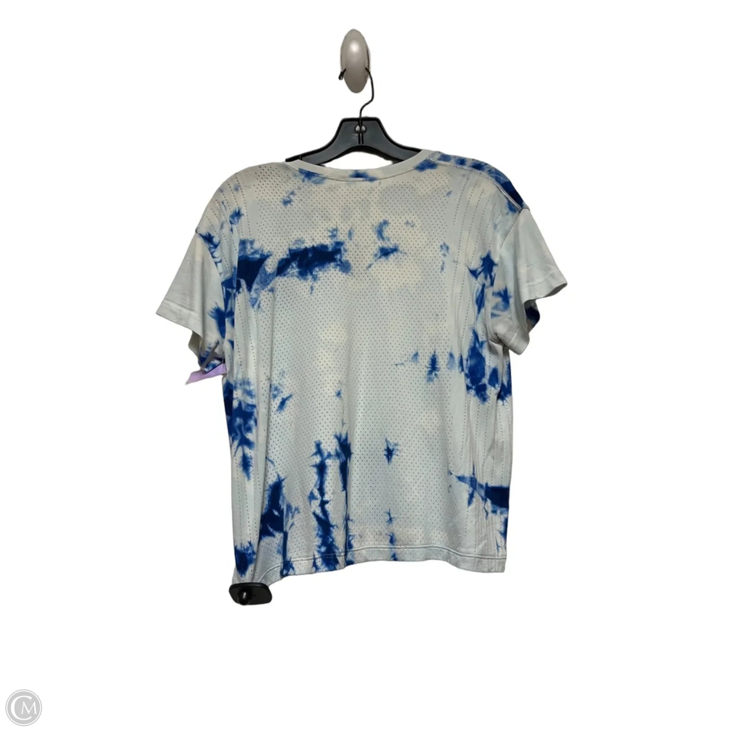 Athletic Top Short Sleeve By Lululemon In Tie Dye Print, Size: M