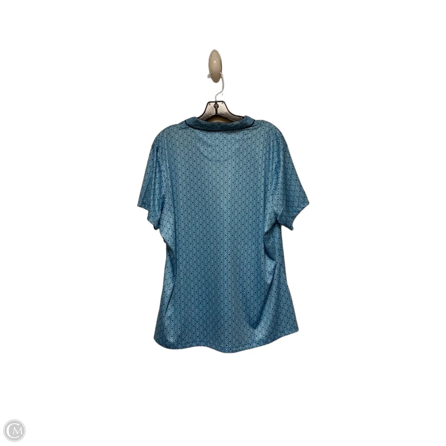 Top Short Sleeve By Greg Norman In Blue, Size: Xxl