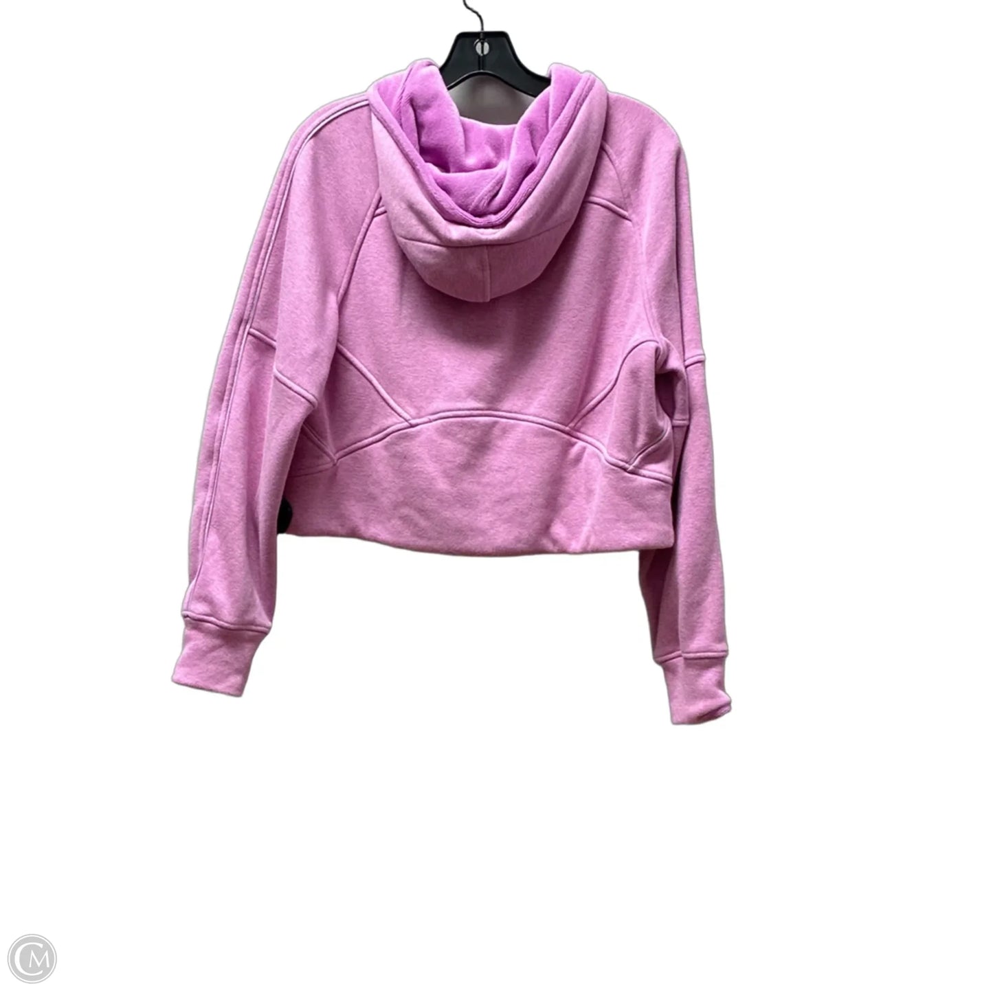 Sweatshirt Hoodie By Lululemon In Pink, Size: S
