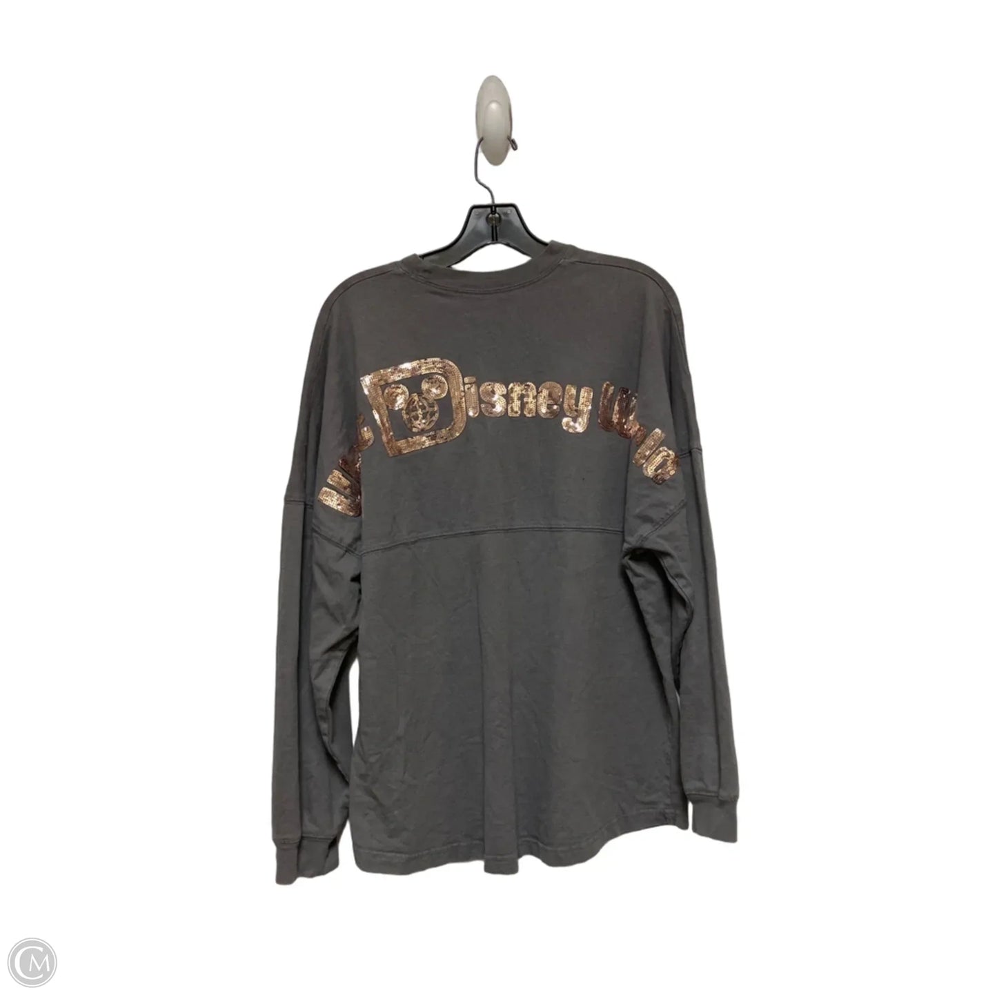 Top Long Sleeve By Disney Store In Grey, Size: M