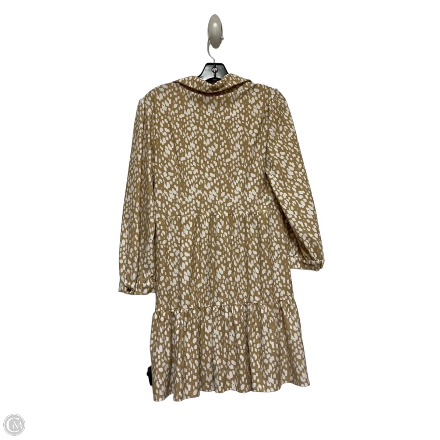 Dress Casual Short By Jude Connally In Tan & White, Size: S