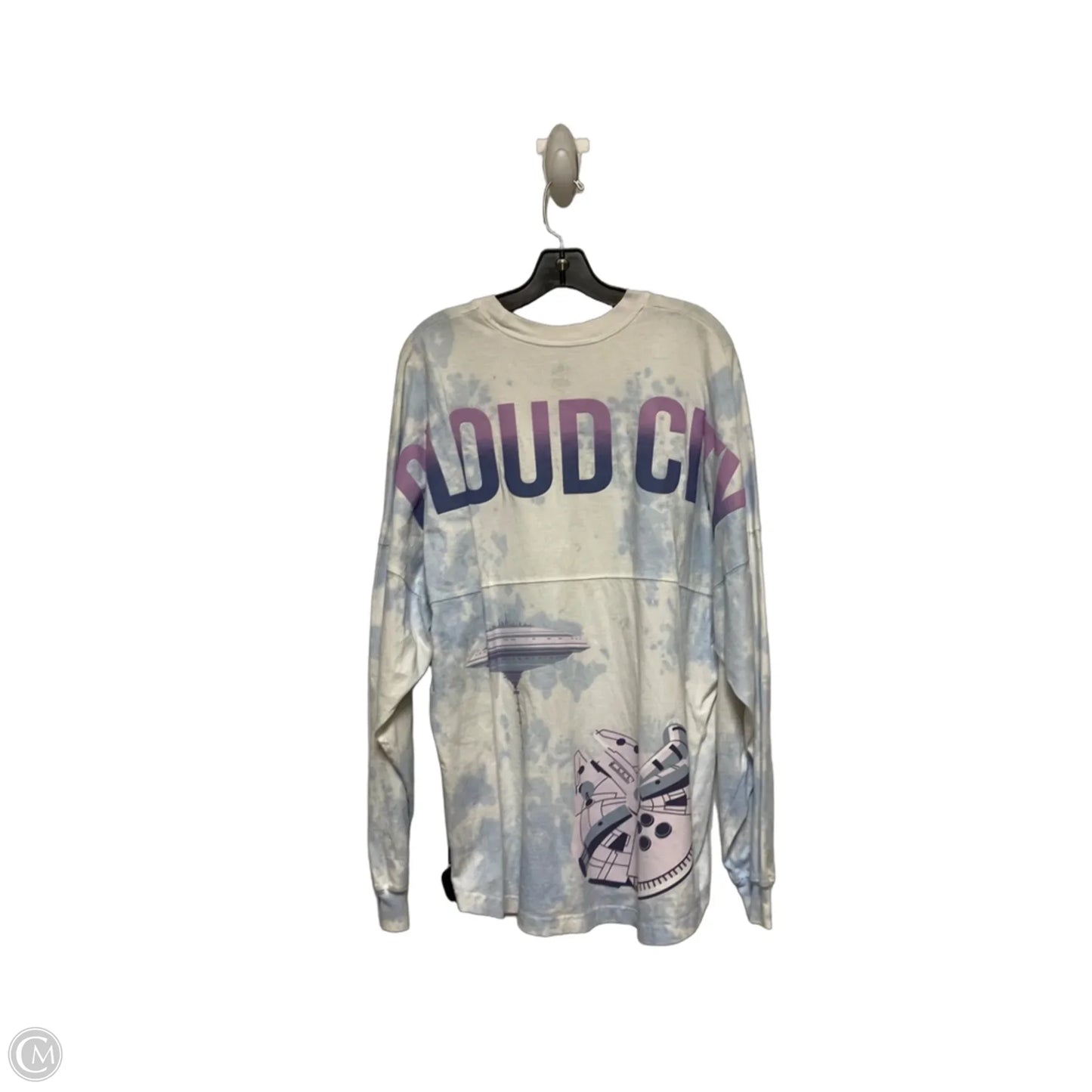 Top Long Sleeve By Disney Store In Blue & Purple, Size: L