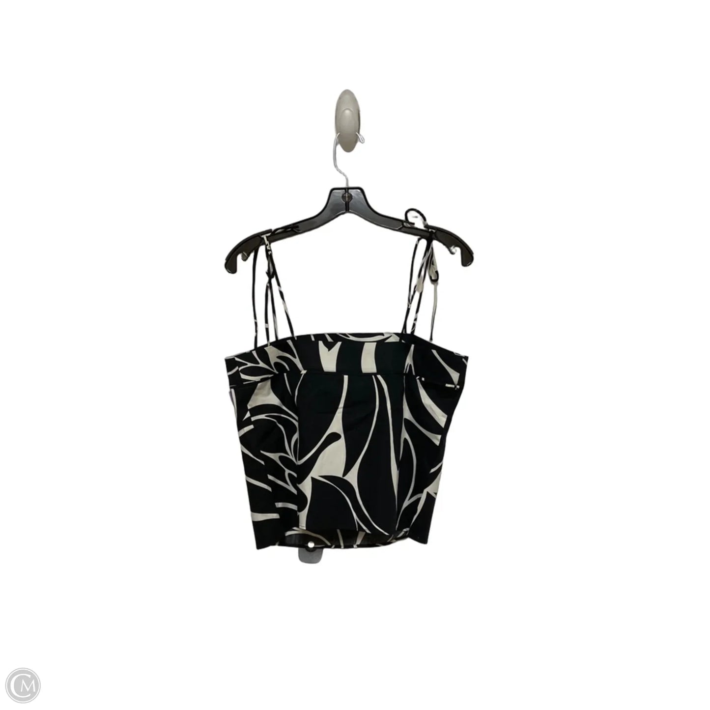 Top Sleeveless By Express In Black & White, Size: S