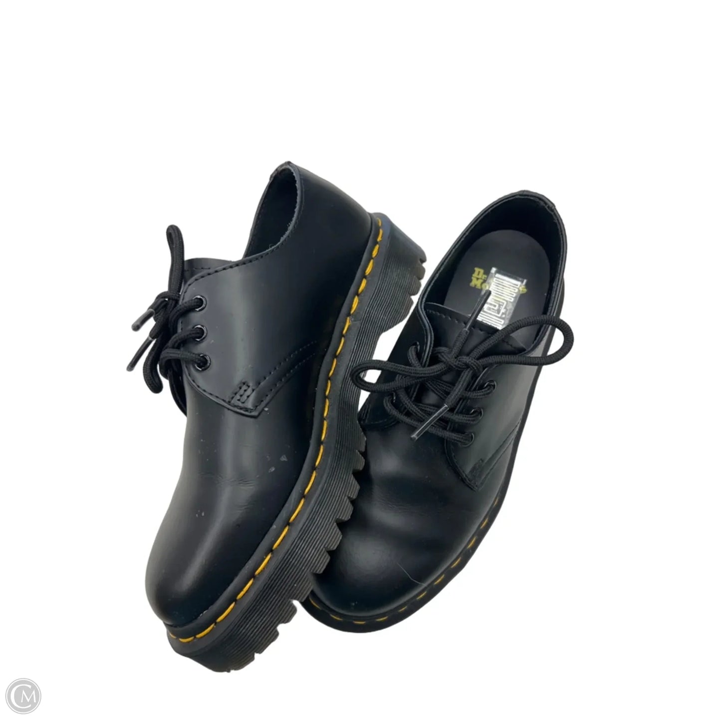 Shoes Flats By Dr Martens In Black, Size: 6