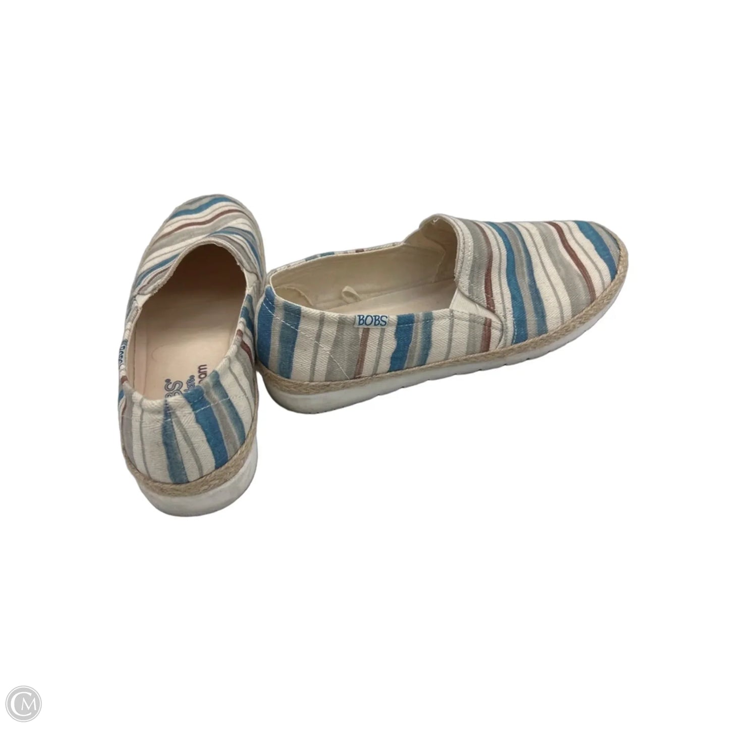 Shoes Flats By Bobs In Striped Pattern, Size: 8.5