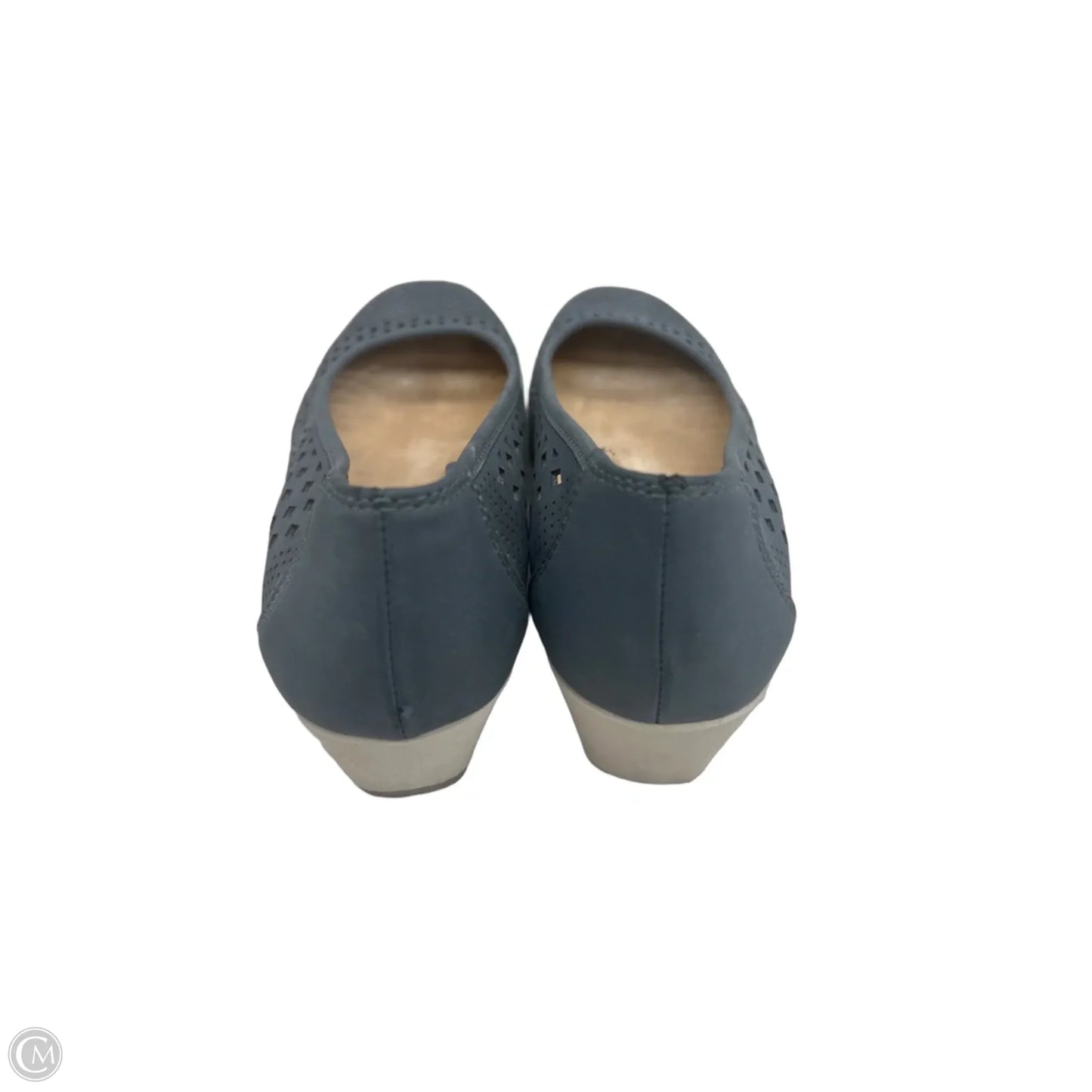 Shoes Heels Wedge By Naturalizer In Blue, Size: 8
