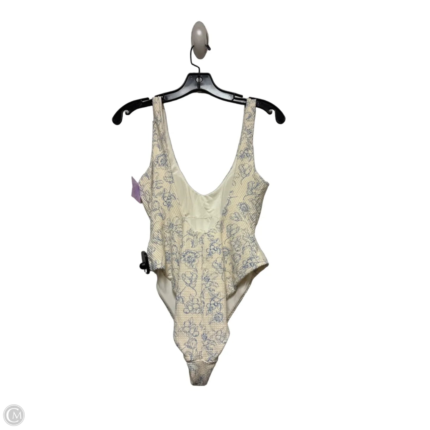 Swimsuit By Dippin Daisys In Blue & Cream, Size: M