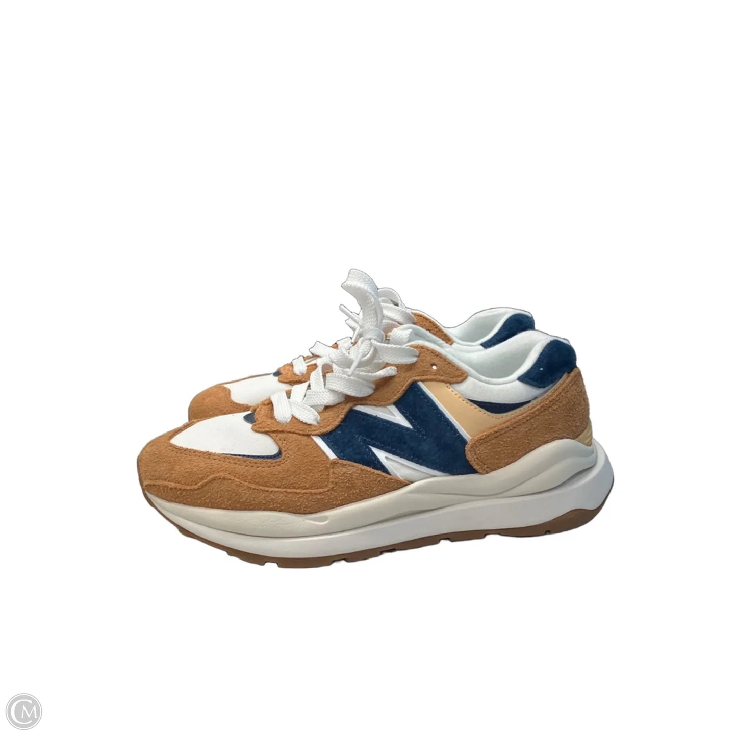 Shoes Athletic By New Balance In Blue & Tan, Size: 10
