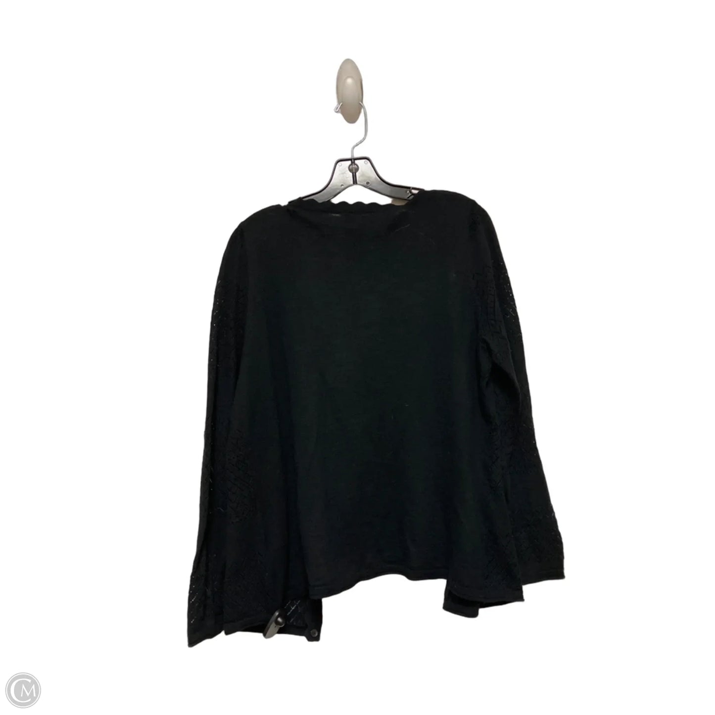 Cardigan Designer By Frye In Black, Size: L
