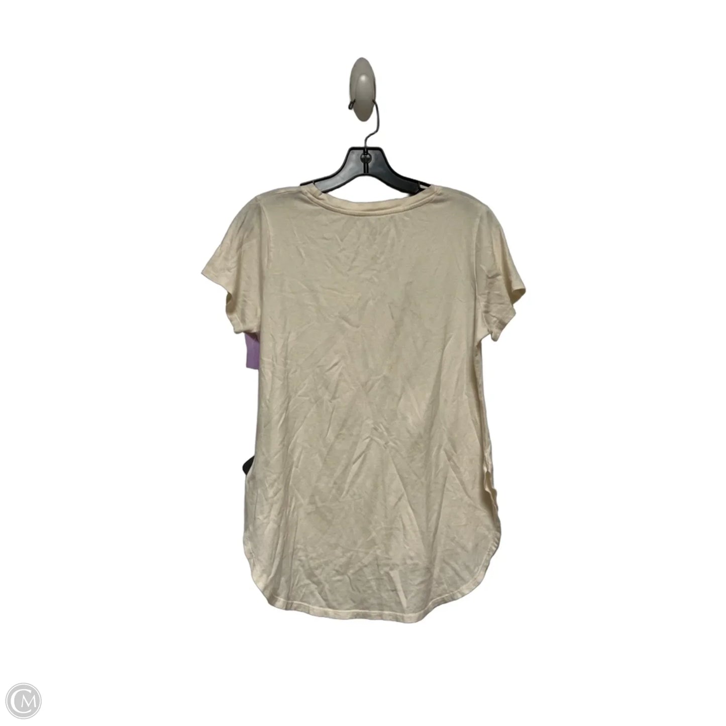 Top Short Sleeve Basic By Disney Store In Orange & Tan, Size: M