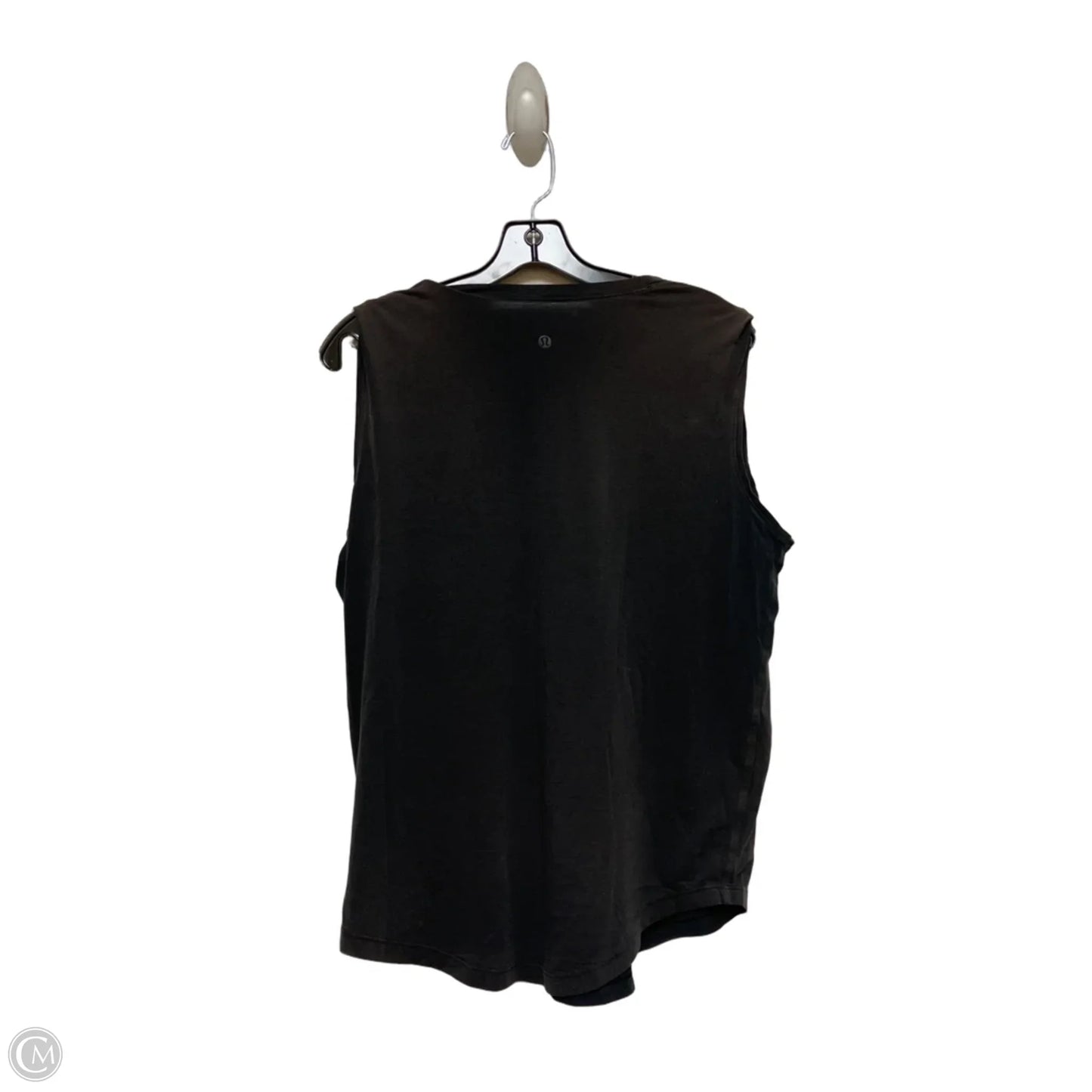 Athletic Tank Top By Lululemon In Black, Size: L