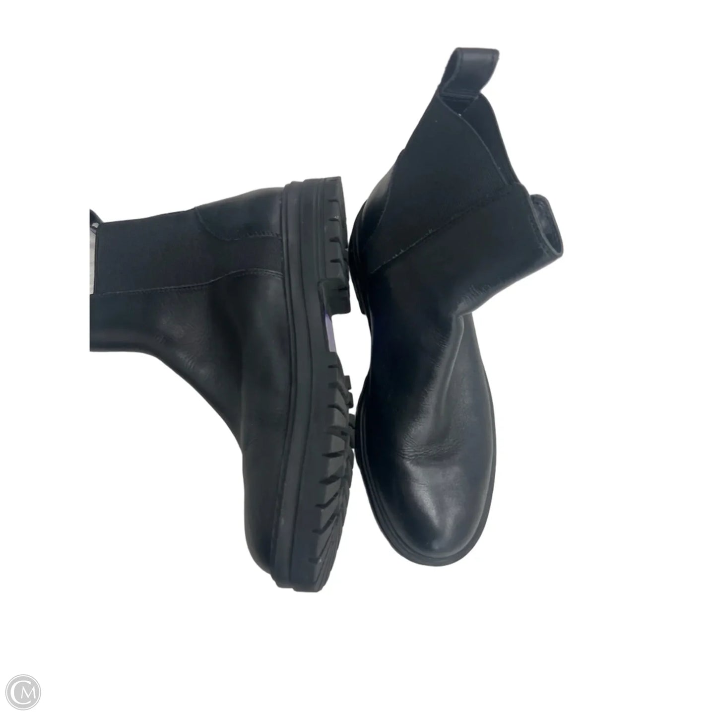 Boots Ankle Flats By Steve Madden In Black, Size: 9