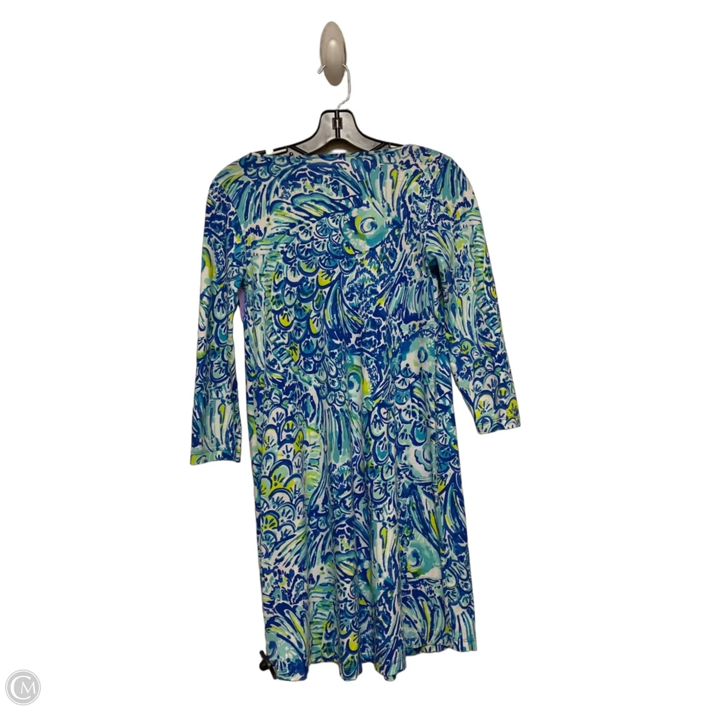 Dress Designer By Lilly Pulitzer In Blue & Green, Size: Xs