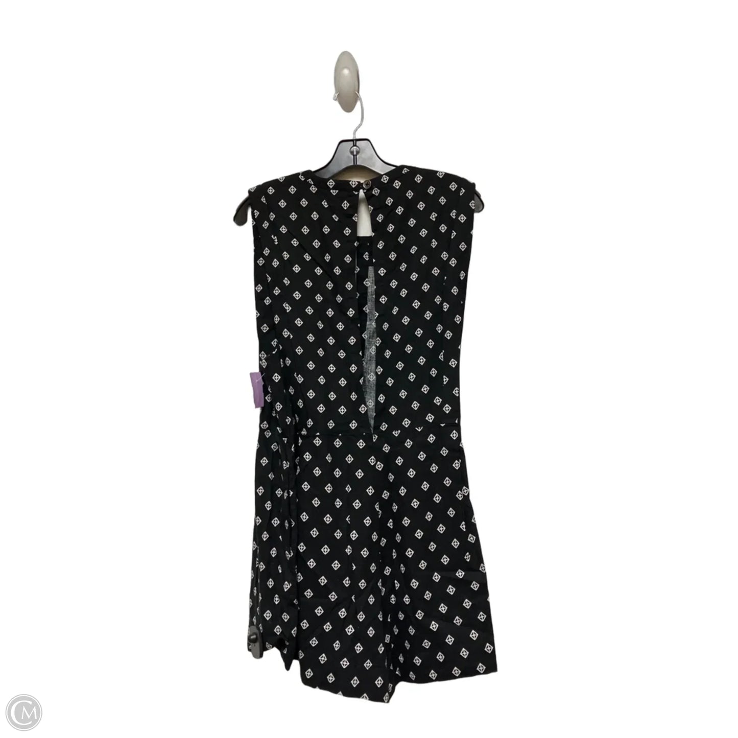Romper By Free People In Black & Cream, Size: M