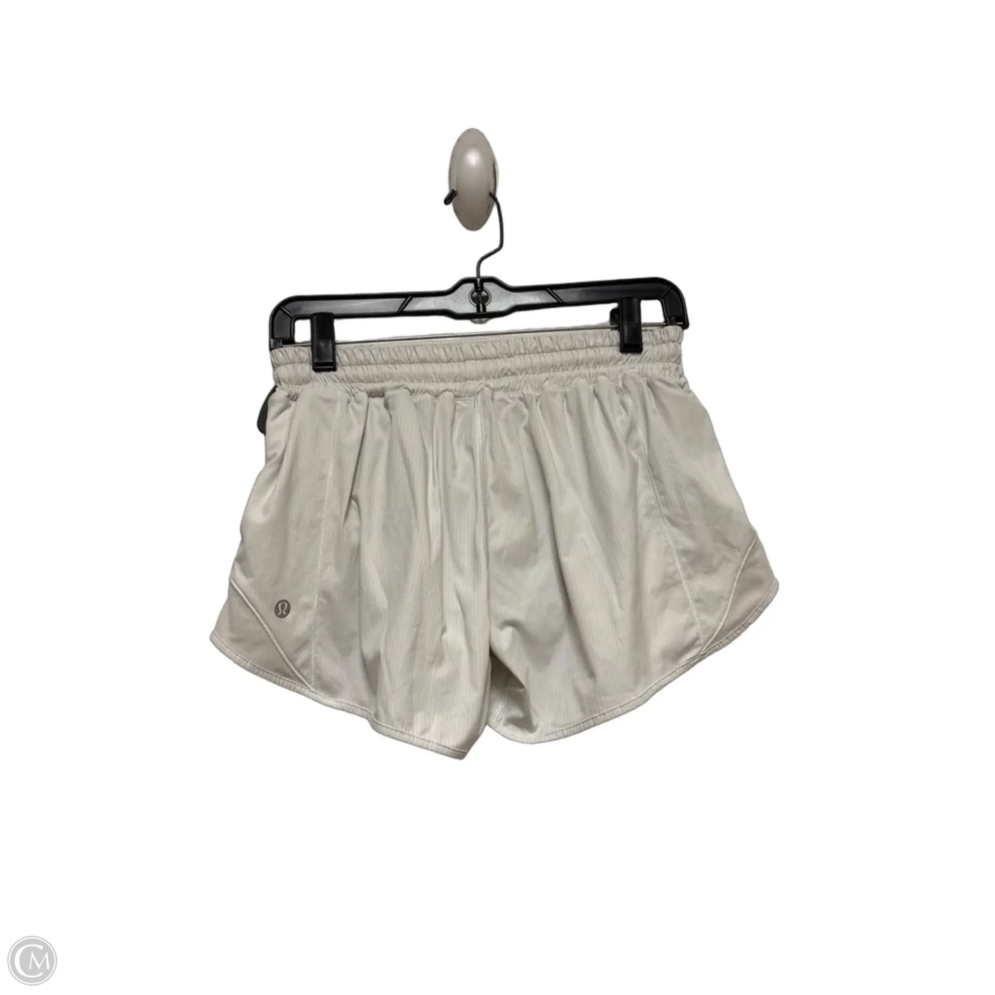 Athletic Shorts By Lululemon In White, Size: 6