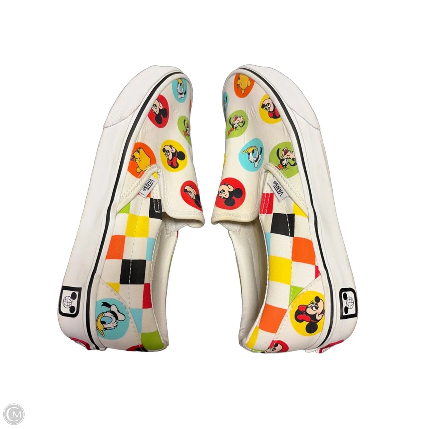Shoes Flats By Vans In Polkadot Pattern, Size: 9.5