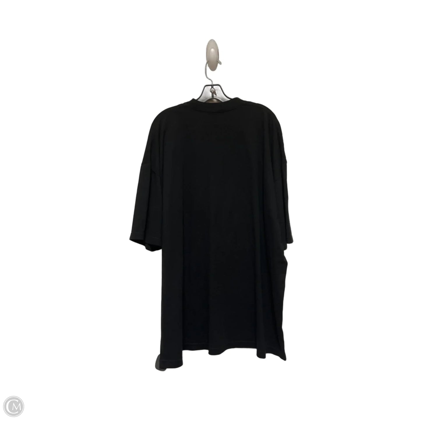 Top Short Sleeve Basic By Clothes Mentor In Black & Yellow, Size: 3x