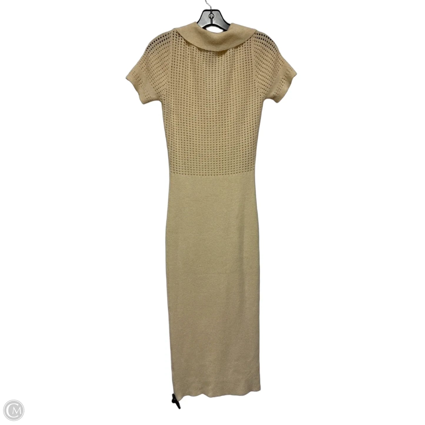 Dress Casual Midi By Clothes Mentor In Tan, Size: Xl