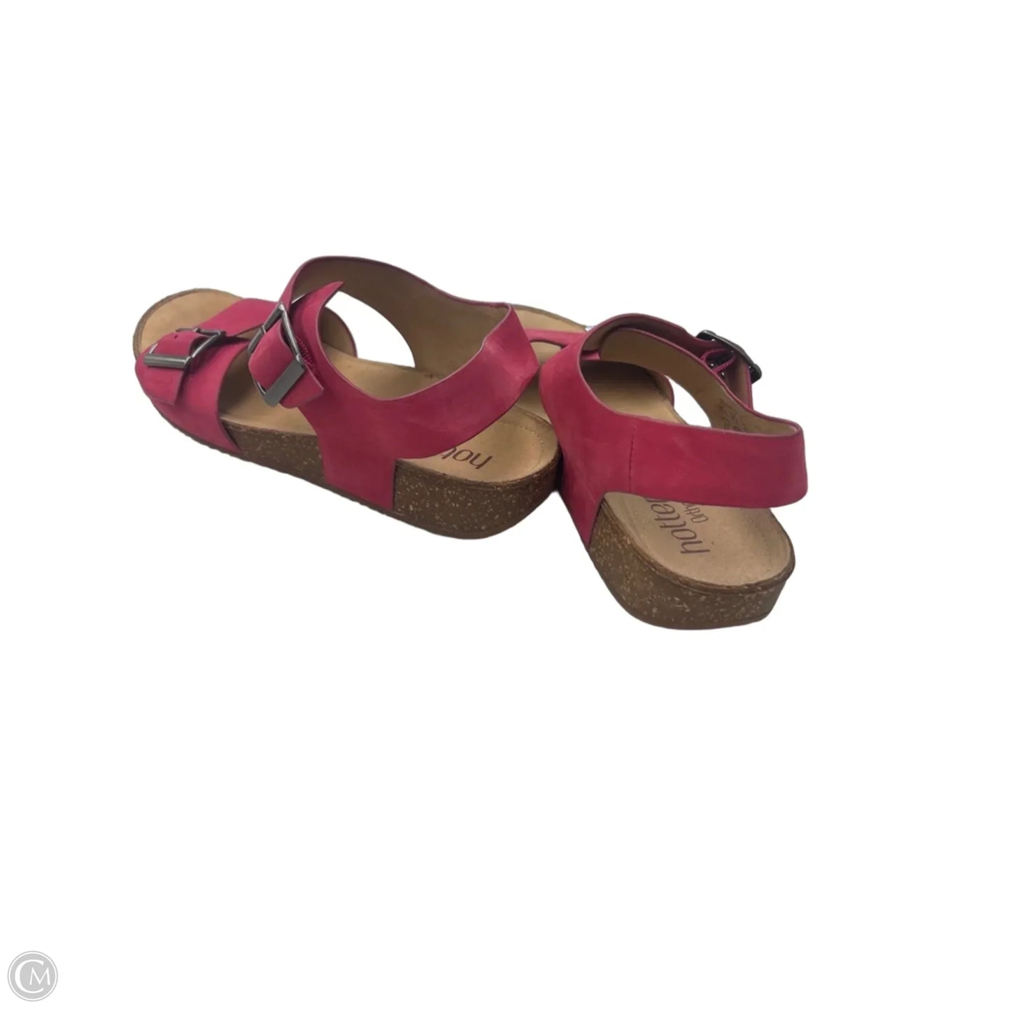 Sandals Flats By Clothes Mentor In Pink, Size: 8.5