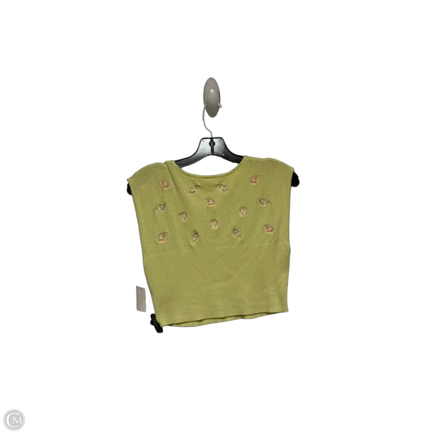 Top Sleeveless By Free People In Yellow, Size: S