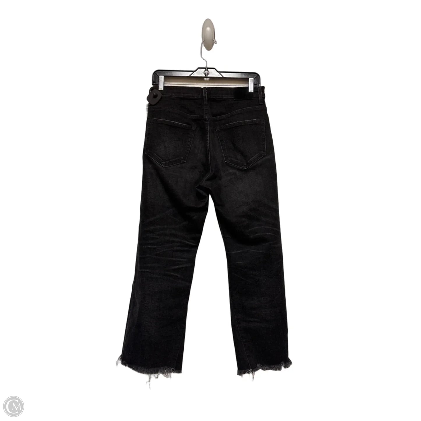 Jeans Cropped By Able In Grey Denim, Size: 4