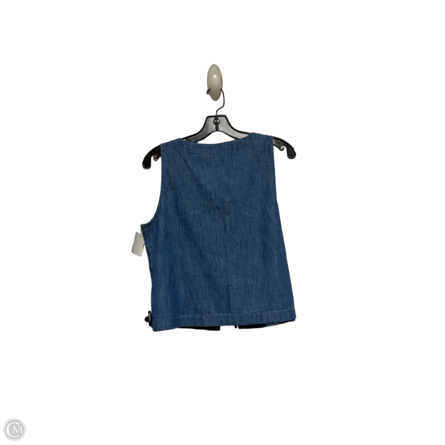 Top Sleeveless By Loft In Blue Denim, Size: Xs