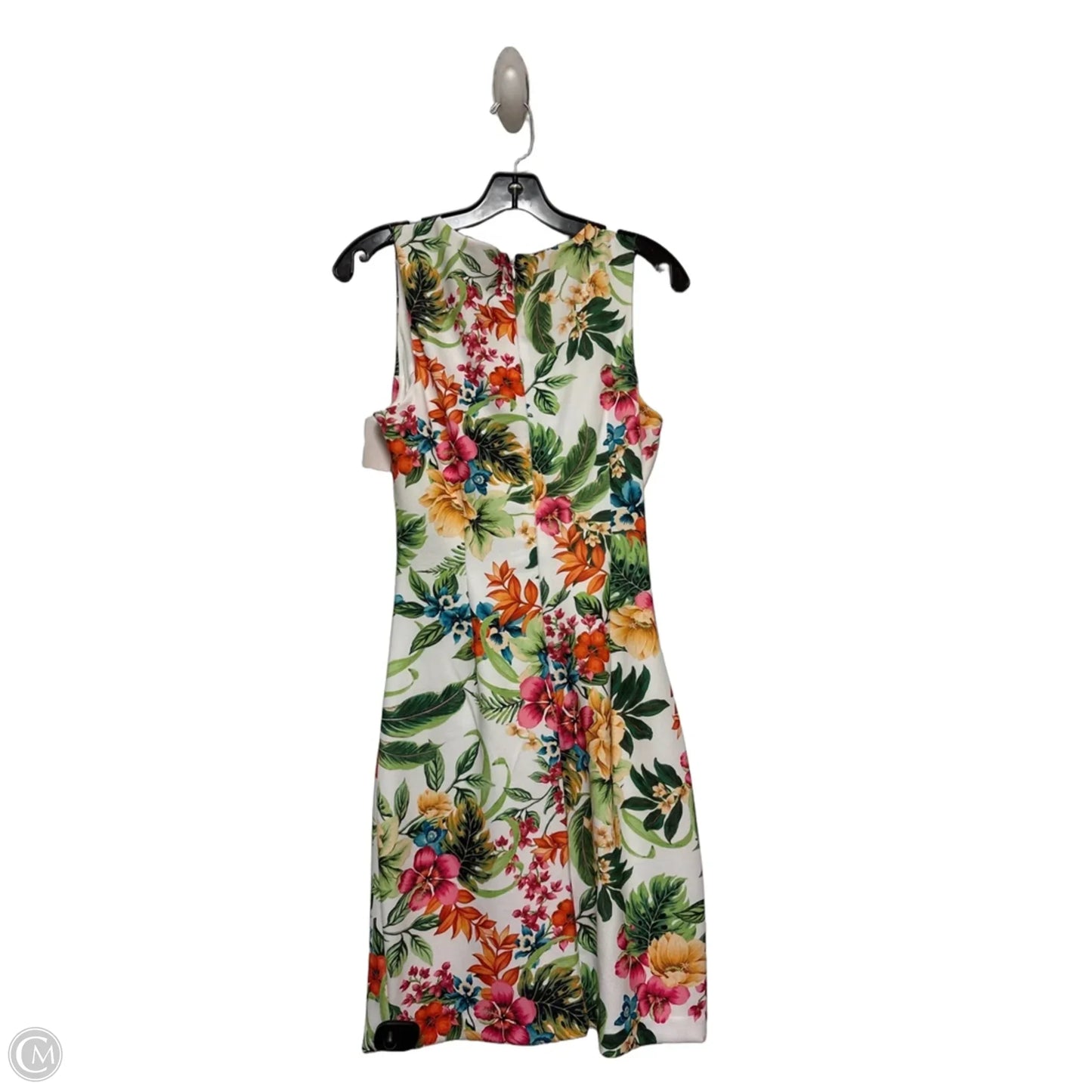 Dress Casual Short By Clothes Mentor In Tropical Print, Size: M