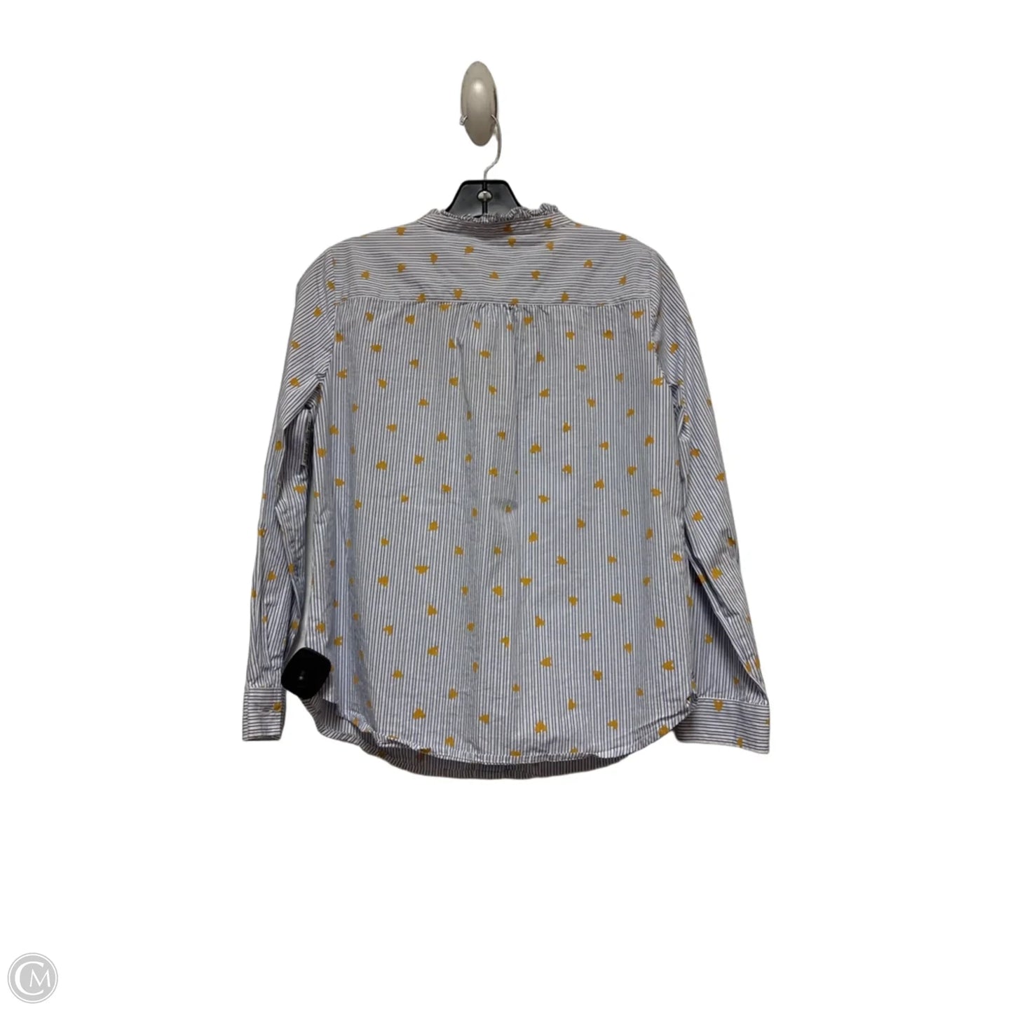Top Long Sleeve By Talbots In Striped Pattern, Size: Sp
