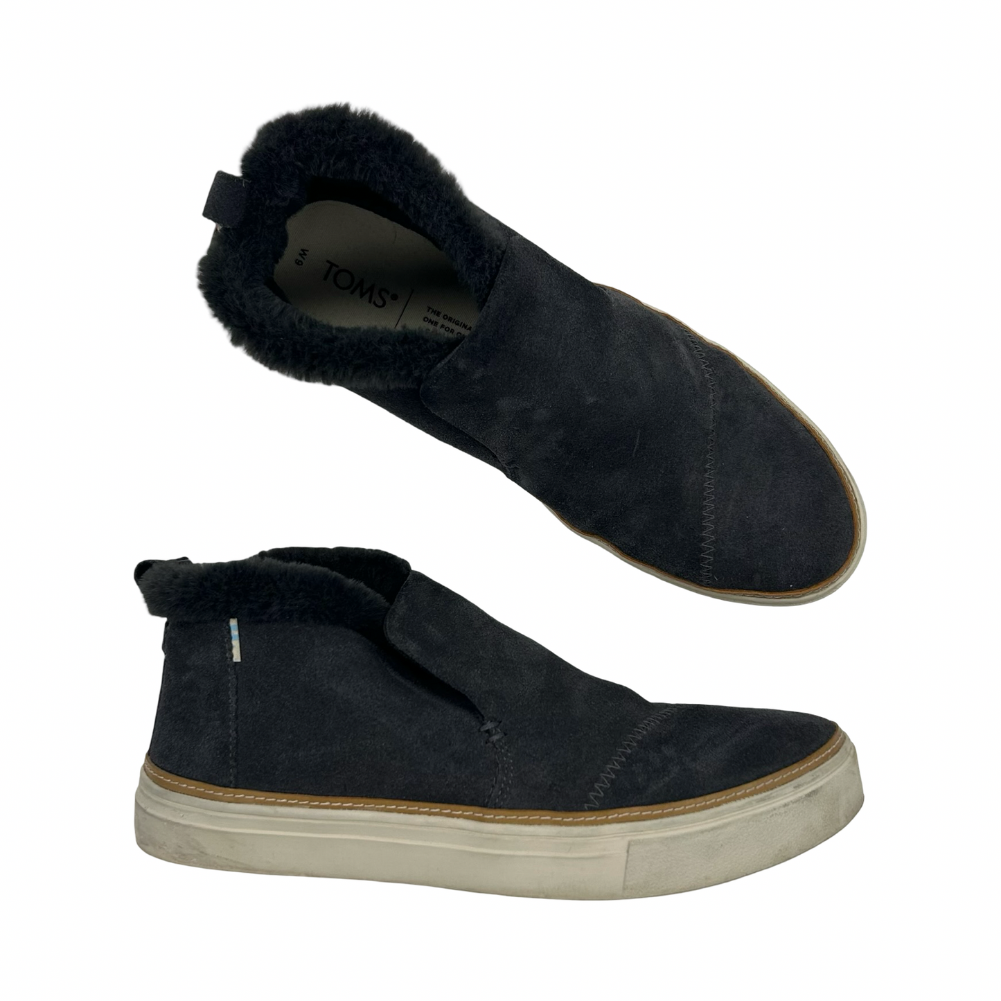 Shoes Sneakers By Toms In Grey, Size:9